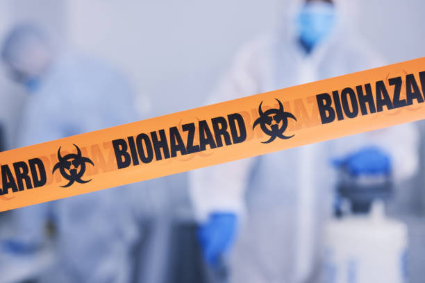 Professional Biohazard Cleanup technician working in West Liberty, OH